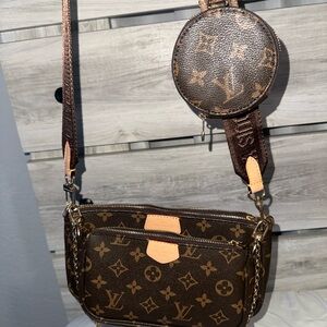 SOLD‼️Louis Vuitton Brown Monogram Crossbody Bag
